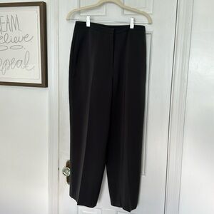 Dark gray trousers